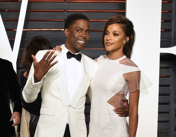 Chris Rock & Megalyn Echikunwoke from Vanity Fair Oscars Party 2016